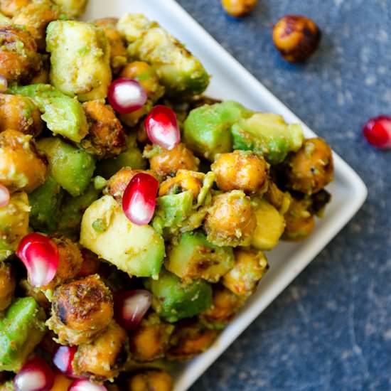 Avocado and Chickpea Salad