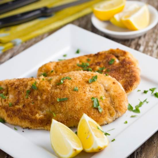 Gluten Free Chicken Schnitzel