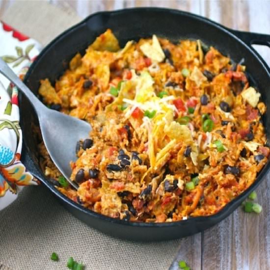 Sweet Potato and Black Bean Migas