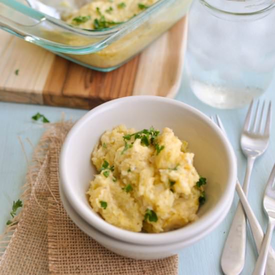 Spaghetti Squash Au Gratin