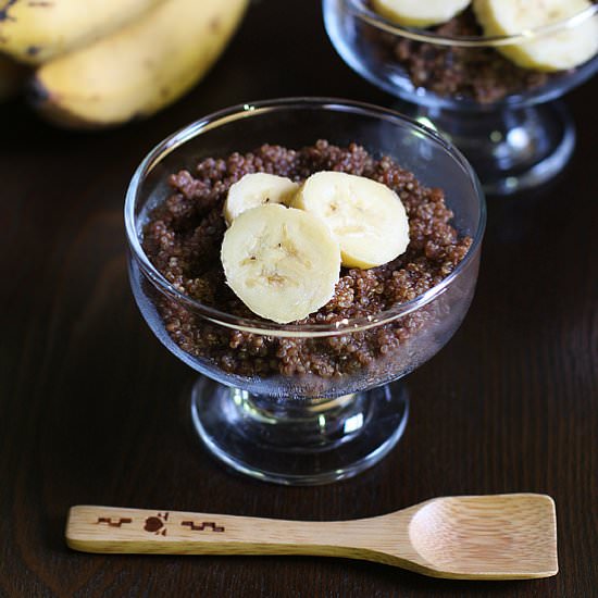 Chocolate Quinoa Pudding