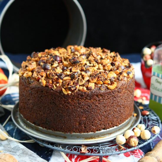 Freekeh Pumpkin Streusel Cake