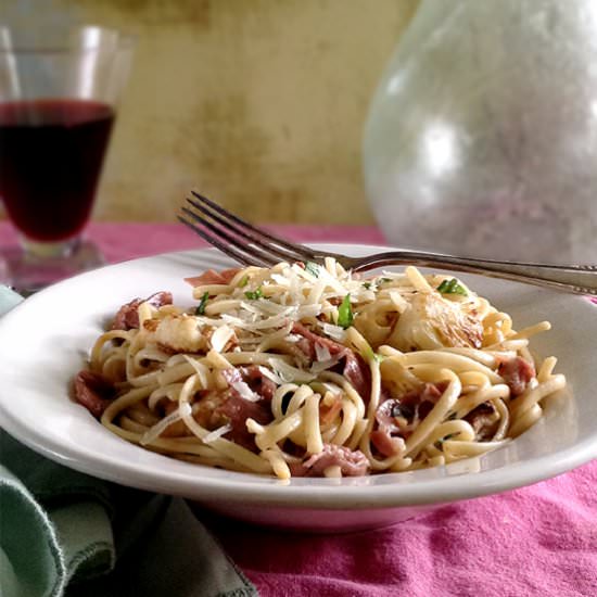 Linguine with Cauliflower