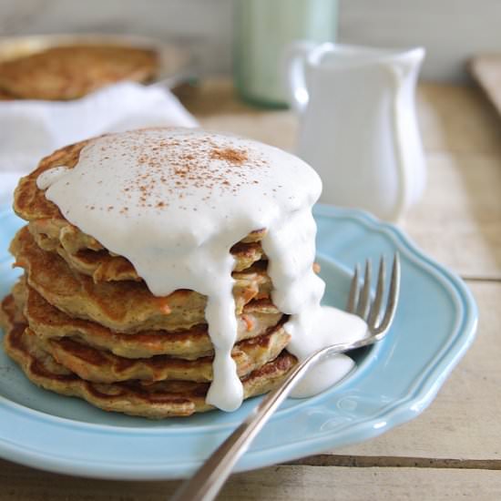Apple Carrot Cake Pancakes