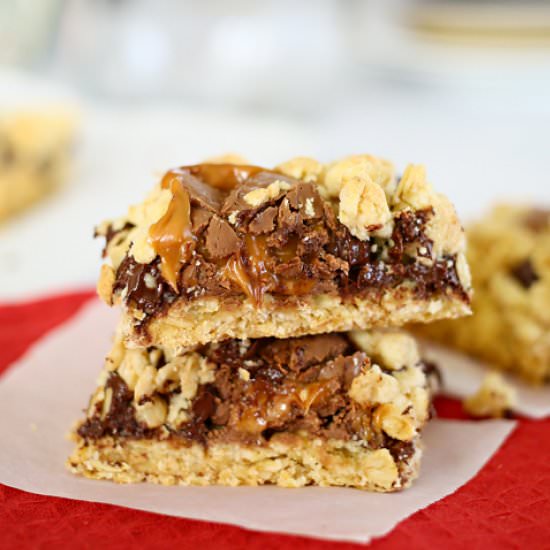 Milky Way Crumble Bars
