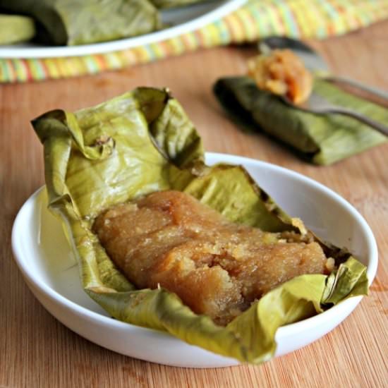 Steamed Cakes With Jackfruit/Banana