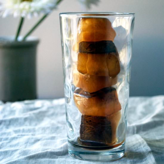 Homemade Coffee Ice Cubes