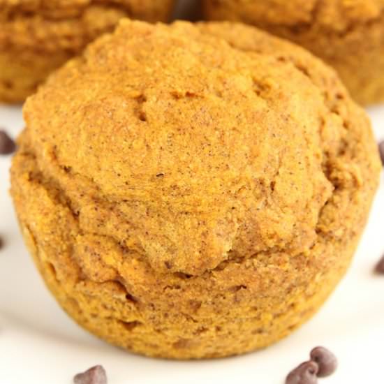 Chocolate Truffle Pumpkin Muffins