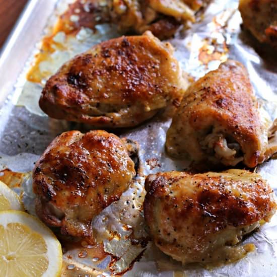 Lemon Pepper Chicken Thighs