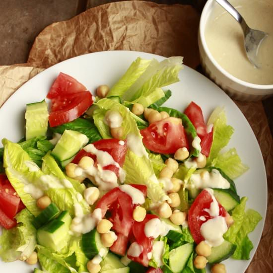 Deconstructed Falafel Salad