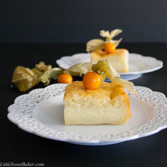 Vanilla Bean Magic Cake