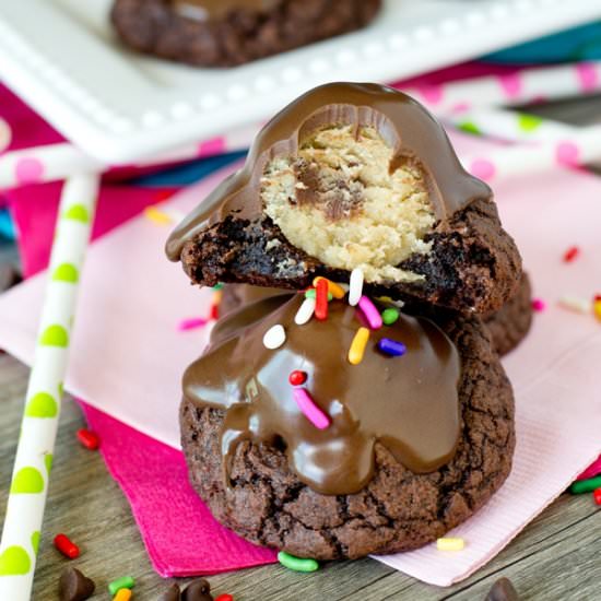 Cookie Dough Brownie Cookies