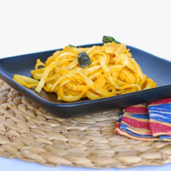 Butternut Squash Fettuccine w/ Sage