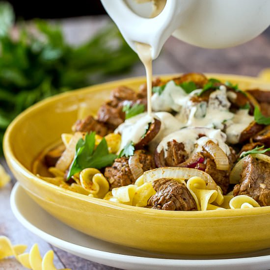 Beef Stroganoff