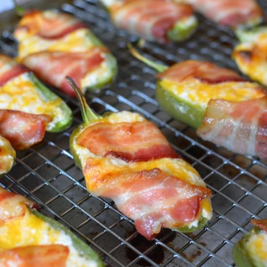 Bacon Wrapped Jalapeno Poppers