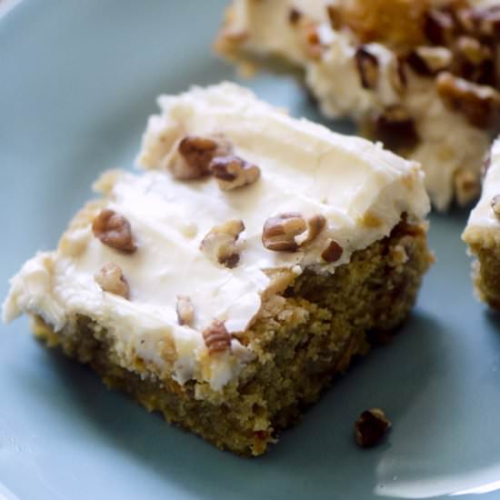 Pumpkin Pie Spiced Blondies