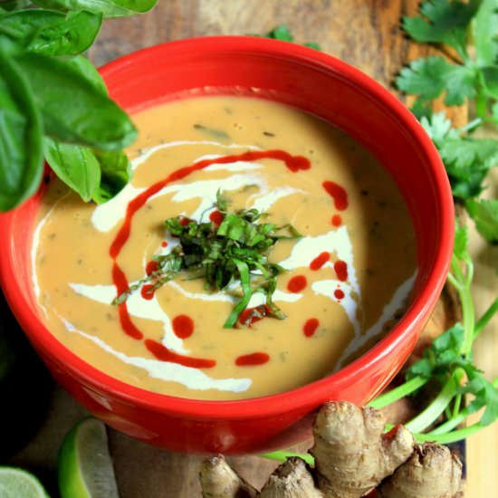Vegan Thai Sweet Potato Soup