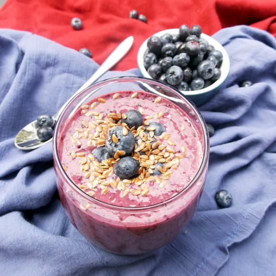 Blueberry Oatmeal Smoothie