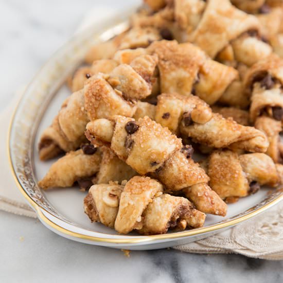 Chocolate Hazelnut Rugelach