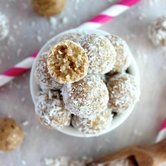 Salted Caramel Coconut Bliss Bites