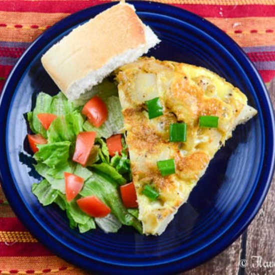 Rustic Spanish Potato Omelette