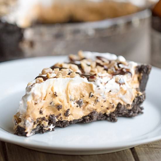 Butterscotch Toffee Pudding Pie