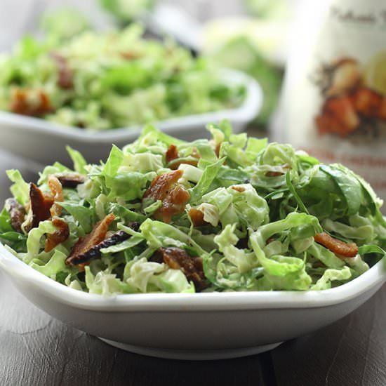 Bacon & Brussels Sprout Caesar Slaw
