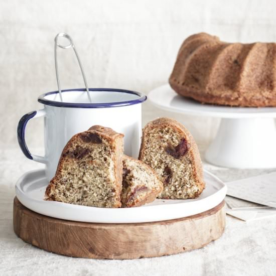 Date banana bread