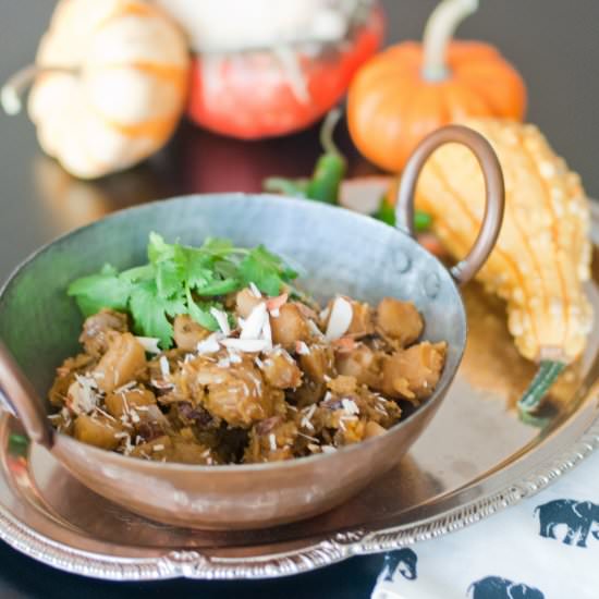 Curried Pumpkin & Apple with Raisin