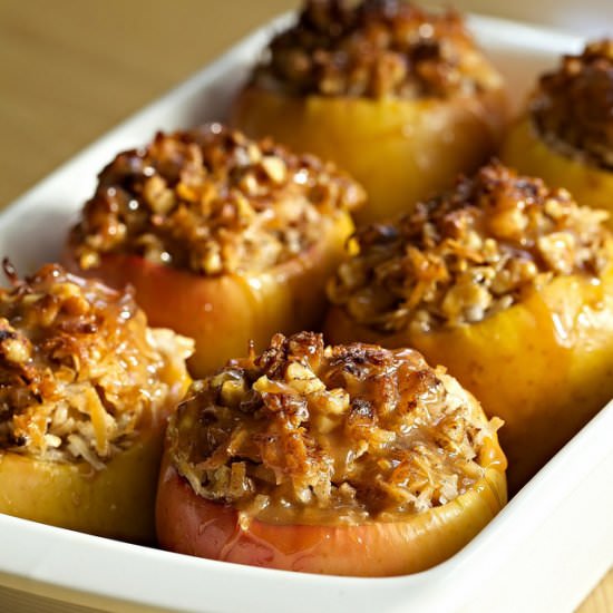 Low Sugar Baked Apples
