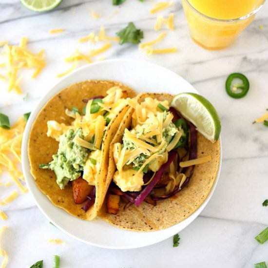 Chipotle Adobo Breakfast Tacos