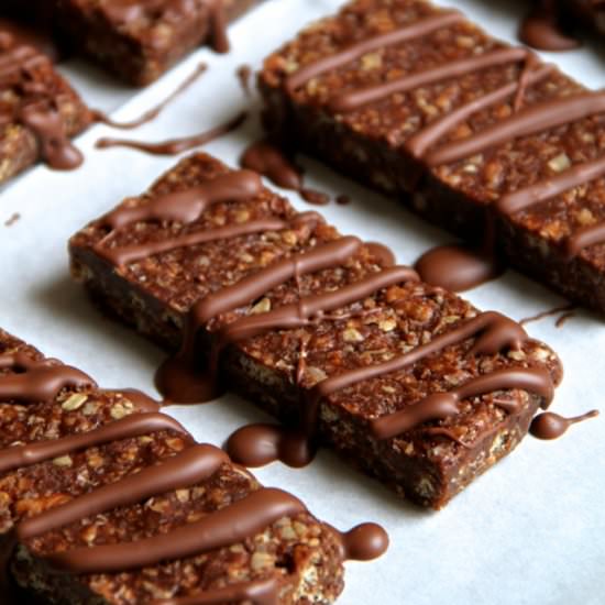 No Bake Chocolate Sunbutter Bars