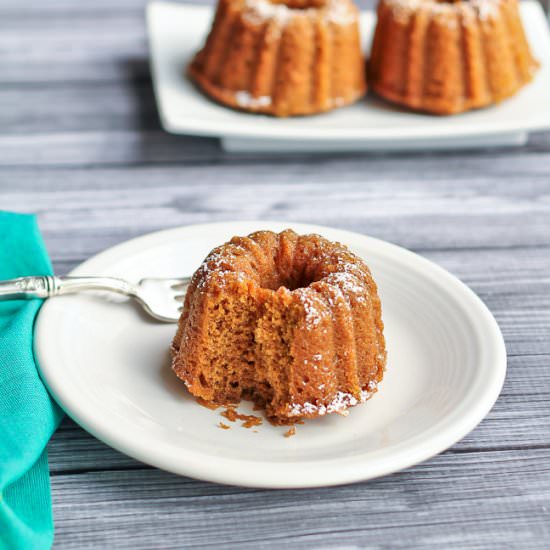 Sherried Pumpkin Bundtlettes