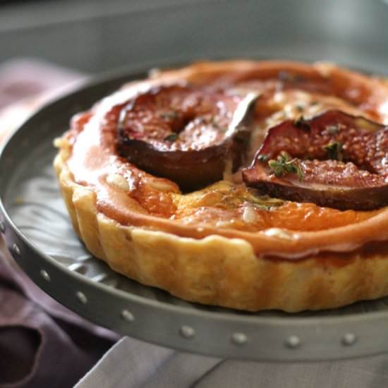 fig and honey tart