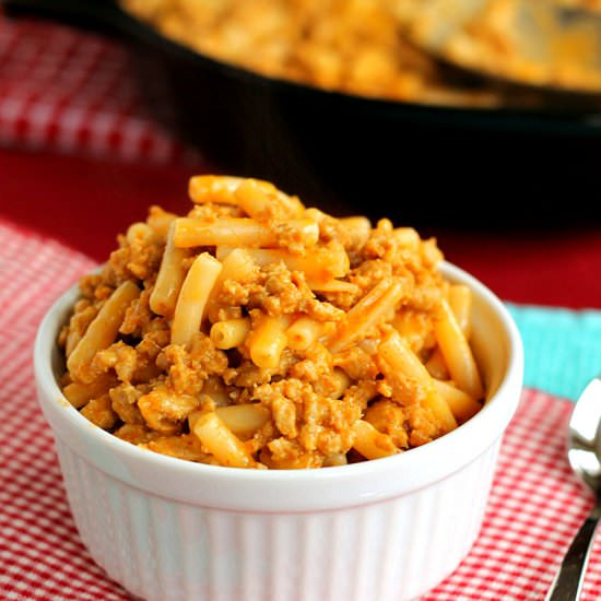 No-Brainer Taco Macaroni