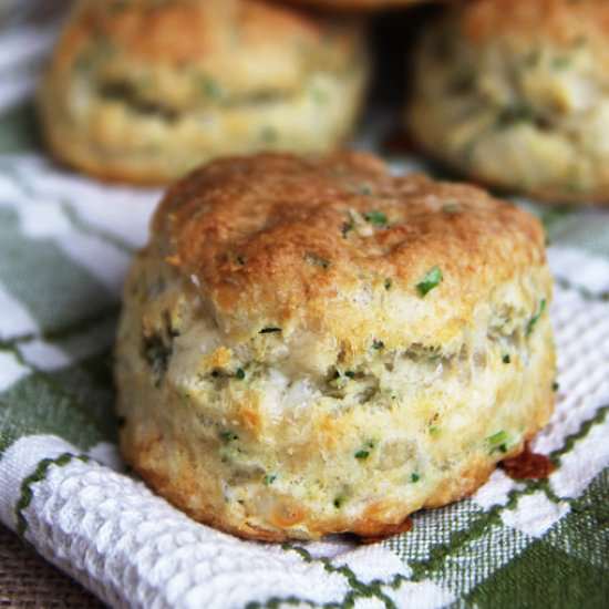 Cheese + Chive Biscuits