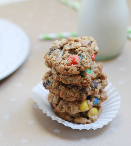 Chewy Monster Cookies