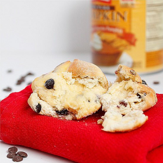 Microwave Pumpkin Chocolate Scone