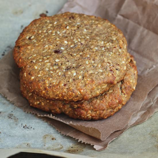 Sesame Peanut Butter Cookies