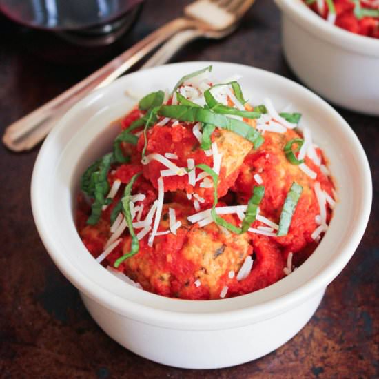 Herb Chicken and Ricotta Meatballs