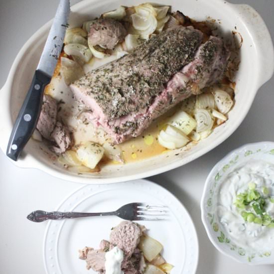 Herb Crusted Pork Tenderloin