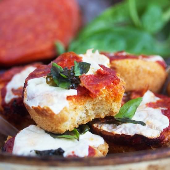Mini Deep Dish Pizzas