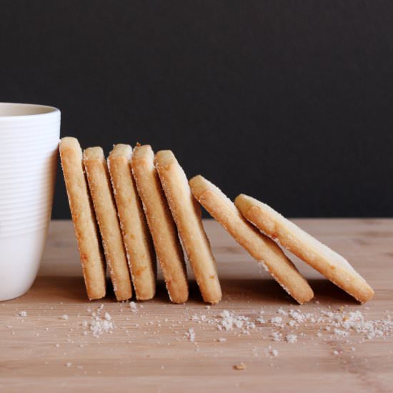 Lemon Shortbread Cookies