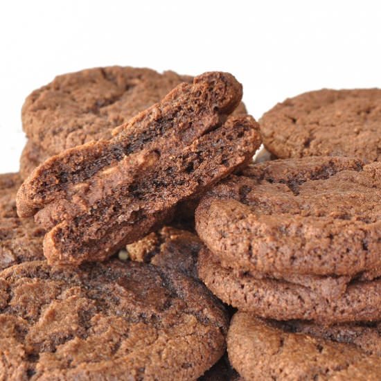 Chocolate-Malt Sandwich Cookies