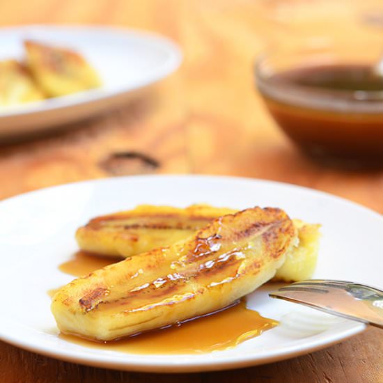 Bananas with Salted Coconut Caramel