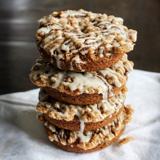 Pumpkin Coffee Cake Donuts