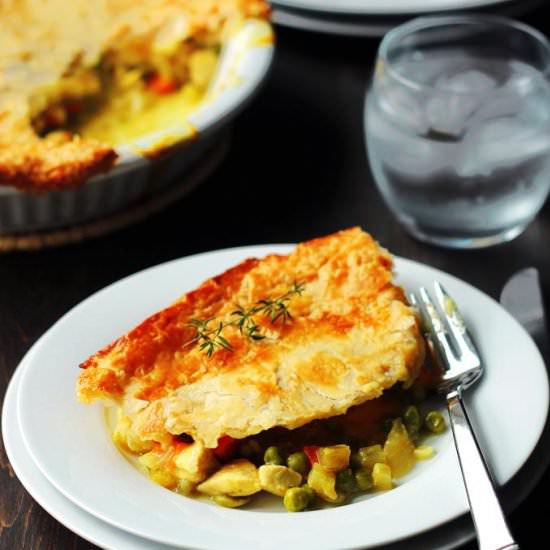 Chicken Pot Pie – Lightened up