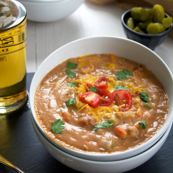 Skinny Steakhouse Baked Potato Soup