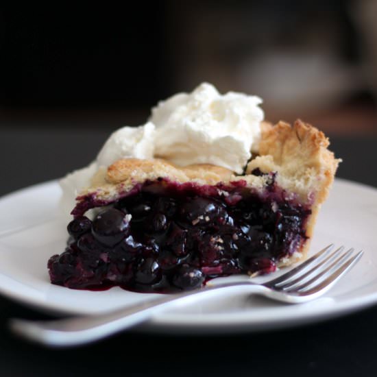 Vegan Blueberry Pie