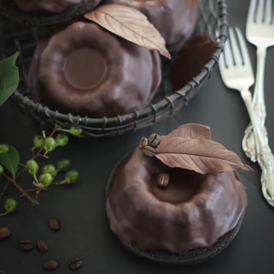 Baby Chocolate Bundts